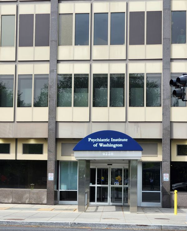 Front of Psychiatric Institute in Washington